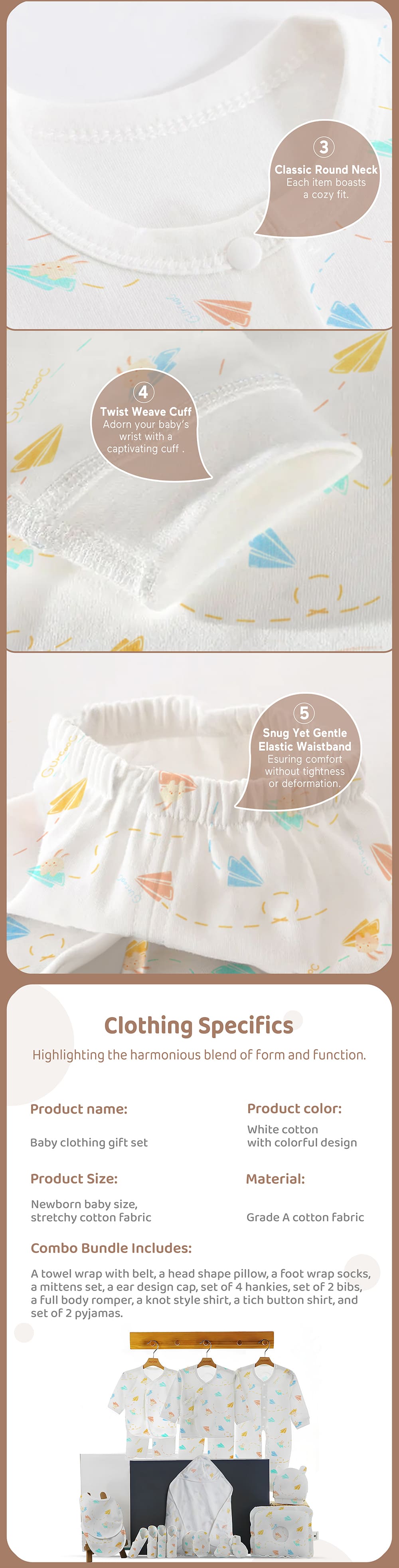 New Born Baby Clothing Gifts Set