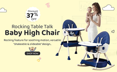 Rocking Table talk Baby High Chair