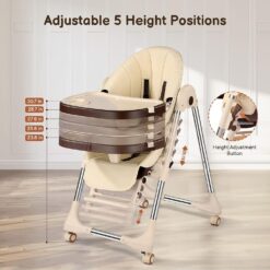 Baby High with 5 Adjustable Heights