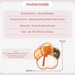 Baby Suction Plate product details and dimension