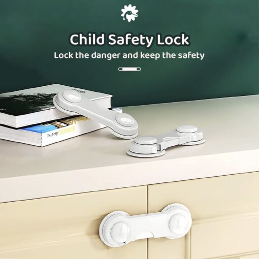 Child safety lock Wrench style baby door lock