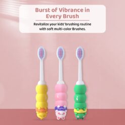 Multi-Color Soft Bristle Toothbrush for Children