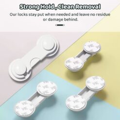Strong hold clean removed Wrench style baby door lock