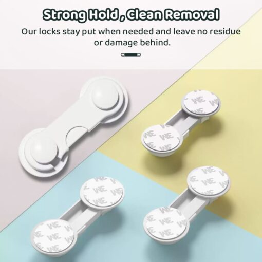 Strong hold clean removed Wrench style baby door lock