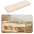 StarAndDaisy Supersoft Wooden Cot Mattress with Extension,12-in-1 Baby Wooden Crib Expandable Mattresses