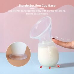 Manual Breast Pump with Sturdy Suction Base Cup