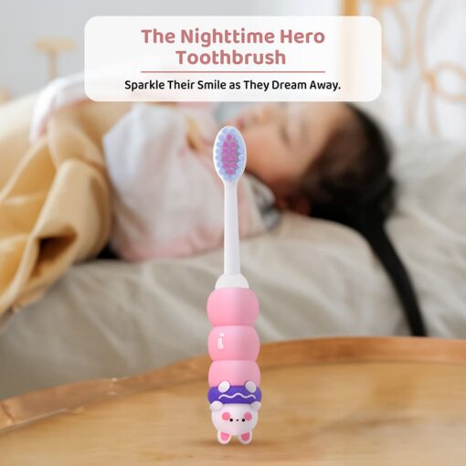 Soft Bristle Tooth Brush for Kids with Silicone Grip