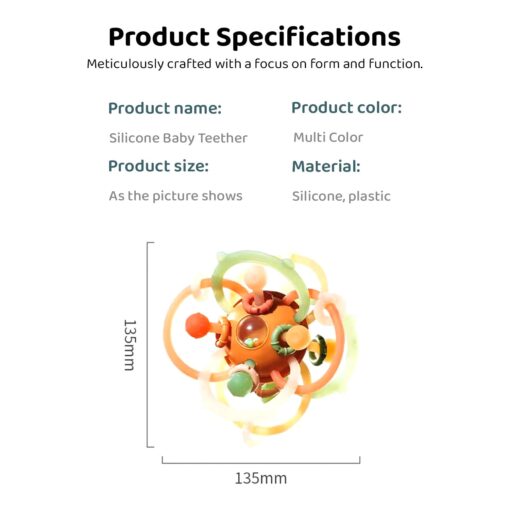 Specification of Silicone Baby Teether