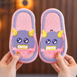 StarAndDaisy Kids Slip-on Footwear, Cute Summer House Wear Slippers for Boys & Girls - JH-515-PK-SKY