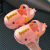 StarAdDaisy Cute Shark Slippers for Toddlers, Soft Sole Breathable Flexible Adorable Shark Kids Clogs - JH-880-PK-YL