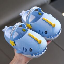 StarAndDaisy Casual Sleepers for Kids, Cute Soft Bottom Home Breathable Non-Slip Sandals - JH-880-BLU