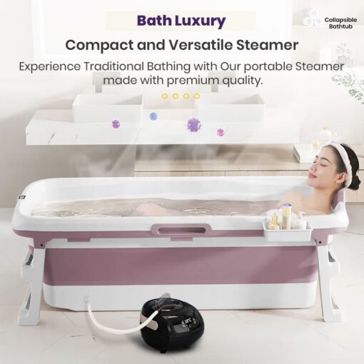 Luxury Mega Bath Tub with Steamer