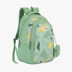 Genies Sage Waterproof School Bag, Everyday Toddlers School Bag with Adjustable Padded Straps - Ashgreen