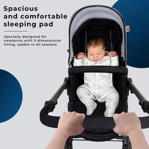 Baby Stroller with Comfortable Sleeping Pad