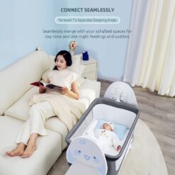 bed side electric baby crib