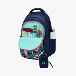 Genie Sweetpea Lightweight School Bags for Children with Adjustable Straps & Easy to Carry Backpacks for Boys & Girls - Navy Blue