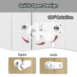 Child Safety Door lock with Quick Open Design