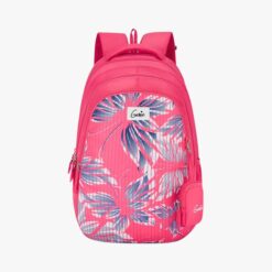 Genies Josies Waterproof Backpack for Children, Spacious School Backpack for Toddlers with Multiple Compartments - Pink