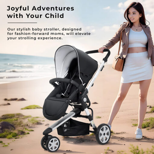 Compact Foldable Baby Stroller-dardara