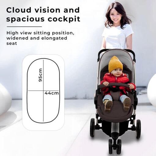 Baby Stroller with High View Seating