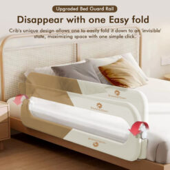 disappear with an easy fold bed rails