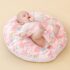 StarAndDaisy Feeding Pillow for Newborn Baby, Infant Cushion for Bottle and Breastfeeding with Detachable Belt - Rainbow Print