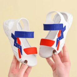 StarAndDaisy Summer Kids Sandals Lightweight and Breathable Open-Toe Shoes for Boys and Girls - JH-1438-WHITE