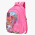 Genies Cool Waterproof Kids School Bag, with One Extra Pouch & Multiple Compartments - Pink