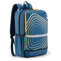 American Tourister Trendy Bags For Students 20 Ltr, Comfortable Fine Twill Polyester, Printed, Casual Backpack - Aleo 3.0 Teal