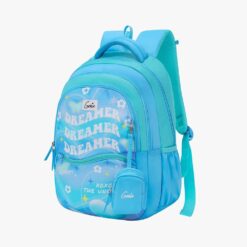 Genie Dreamer Lightweight trendy Backpack for Children with Adjustable Straps & Easy to Carry Backpacks for Girls - Blue