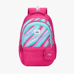 Genie Ember 36L Laptop Backpack for Girls with Spacious 3 Compartments, Stylish yet Functional, and Laptop Sleeve - Pink