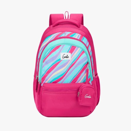 Genie Ember 36L Laptop Backpack for Girls with Spacious 3 Compartments, Stylish yet Functional, and Laptop Sleeve - Pink