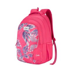 Genies Josies Waterproof Backpack for Children, Spacious School Backpack for Toddlers with Multiple Compartments - Pink