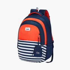 Genie Nautical Plus 36L Backpack with Premium Fabric, Dedicated Laptop Sleeve and Easy Access Pockets - Orange