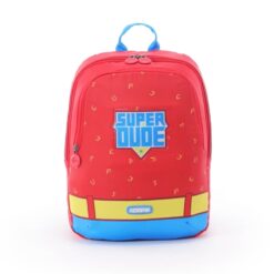 American Tourister Cool kids bags, Zipper Bags, Authentic Product with Polyester Fabric School Bag - Swiddle 3.0 Dude Red