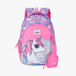 Genie Magic Unicorn Kids Backpacks, Spacious School Bags for Toddlers with Multiple Compartments - Pink