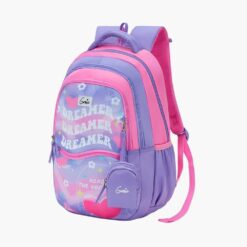 Genie Dreamer Lightweight Backpack for Children with Adjustable Straps & Easy to Carry Backpacks for Girls - Purple