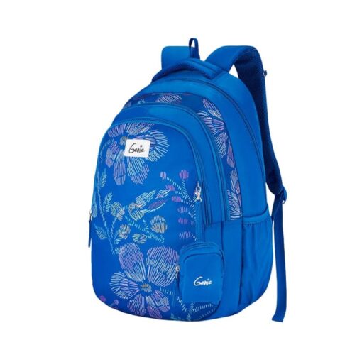 Genie Sprinkle Shoulder School Bag for Boys, Waterproof & Adjustable Straps Backpack for Girls & Boys - Blue