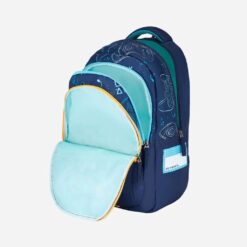 Genius by Safari Maverick Waterproof Kids School Bags with two Spacious Compartments - Blue