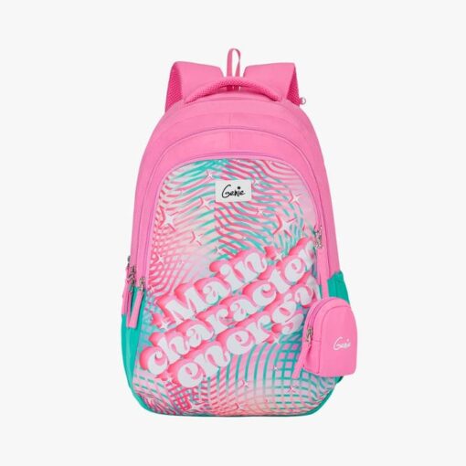 Genie Diva Shoulder School Bag for Girls, Waterproof & Adjustable Straps Backpack for Girls & Boys - Teal