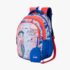 Genie Melody Trendy School Bag with Bottle Holder & Front Zippered Pocket, Adjustable Padded Shoulder Strap - Blue