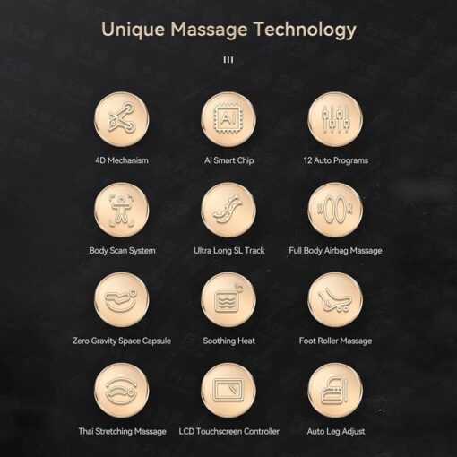 Massage Chair with Unique Massage Technology
