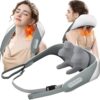 StarAndDaisy Neck and Shoulder Massager - Electric Rechargeable Massage Cushion Pillow with Adjustable Mode