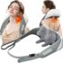 StarAndDaisy Neck and Shoulder Massager - Electric Rechargeable Massage Cushion Pillow with Adjustable Mode