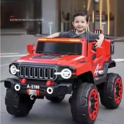 Battery-powered Ride-on Jeep for Kids with Remote Control
