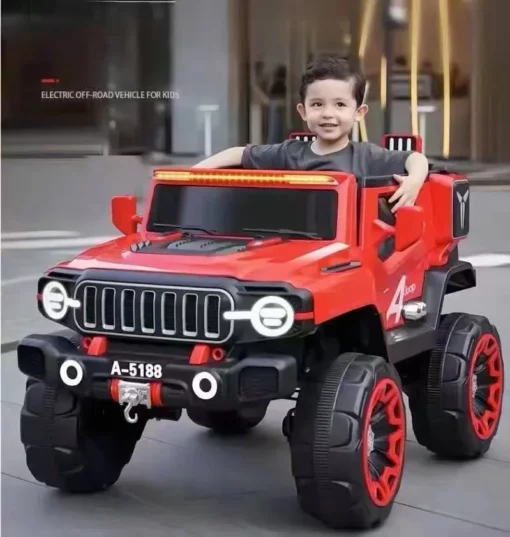 Battery-powered Ride-on Jeep for Kids with Remote Control