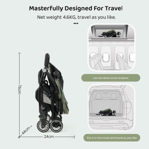 Compact & Foldable Baby Stroller