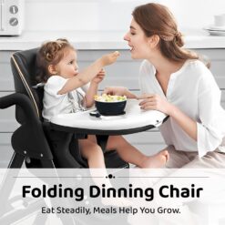 Foldable Baby High Chair Dinning Chair