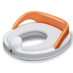 StarAndDaisy Potty Training Seat for Baby Toddler Toilet Seats with Handle - Orange