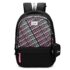 Genie Sass printed School Bag for Children and Raincover Bags with Water Resistance feature for Boys & Girls - Black